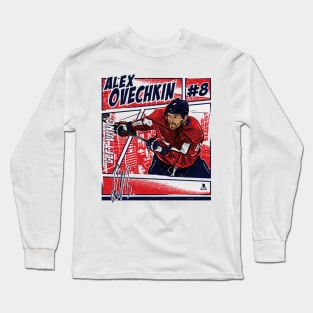 Alex Ovechkin Washington Comic Long Sleeve T-Shirt